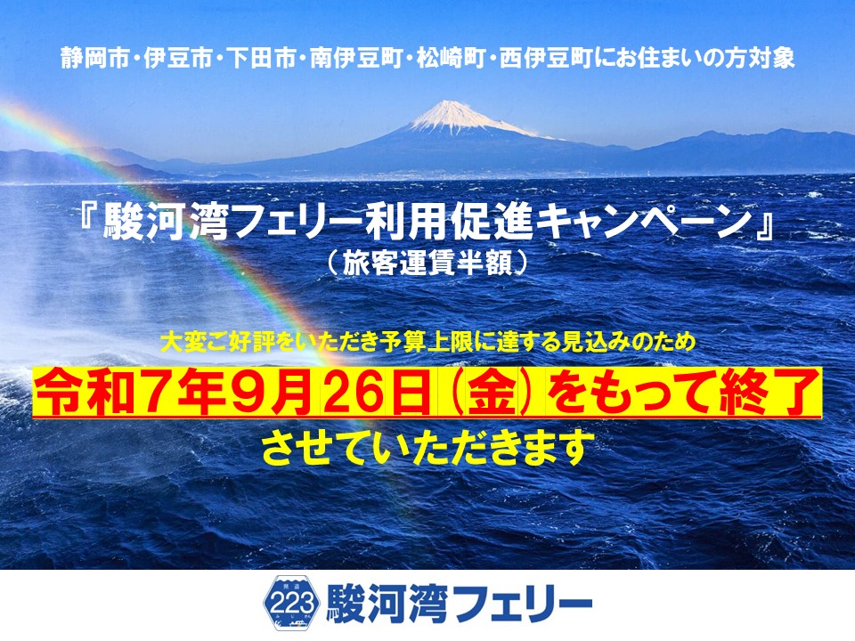 【新品未使用】駿河湾フェリー　クーポン ふじさん駿河湾フェリー【公式】 on X: 